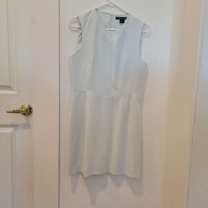 Gently used French Connection mini Shift Dress light green size 8